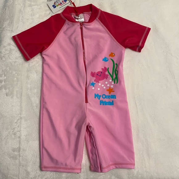 Sweet & Soft Pink Short-Sl 1-Pc Outfit 2T - Picture 1 of 4